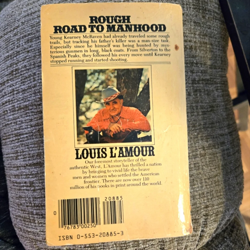 Louis L'Amour 'The Proving Trail' Vintage Paperback Book